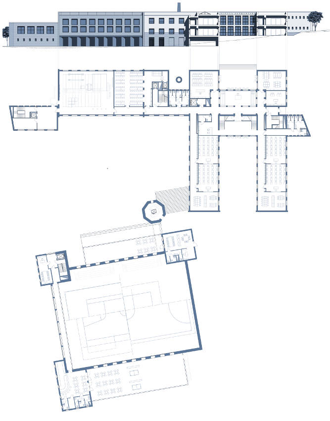 planimetria monasterolo bergamo centro didattico ricreativo sportivo 