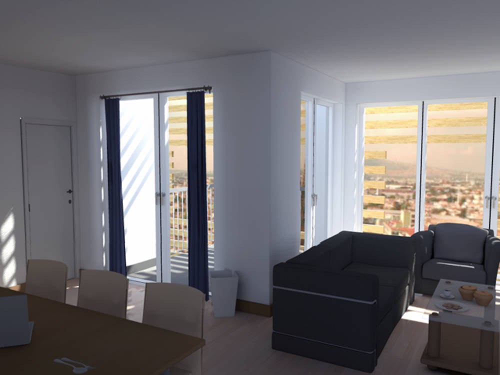 Guadalajara residential tower appartementi progetto messico interior