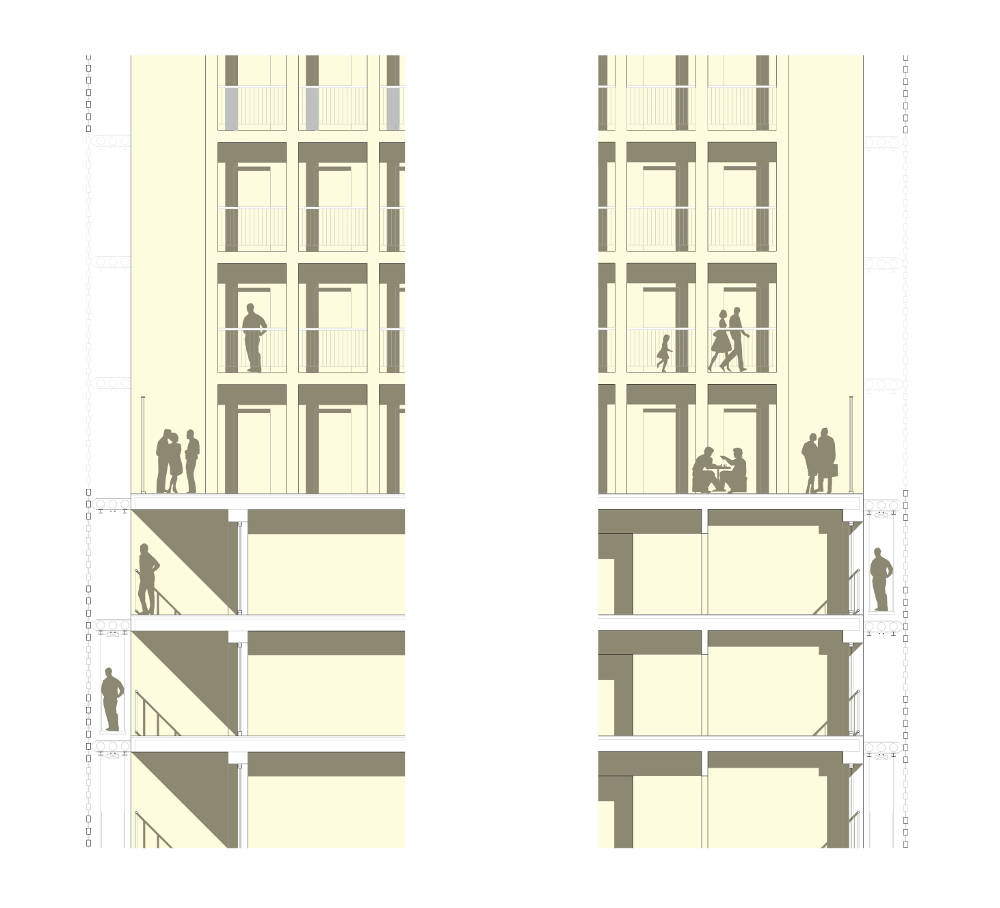 Guadalajara residential tower appartementi progetto messico section
