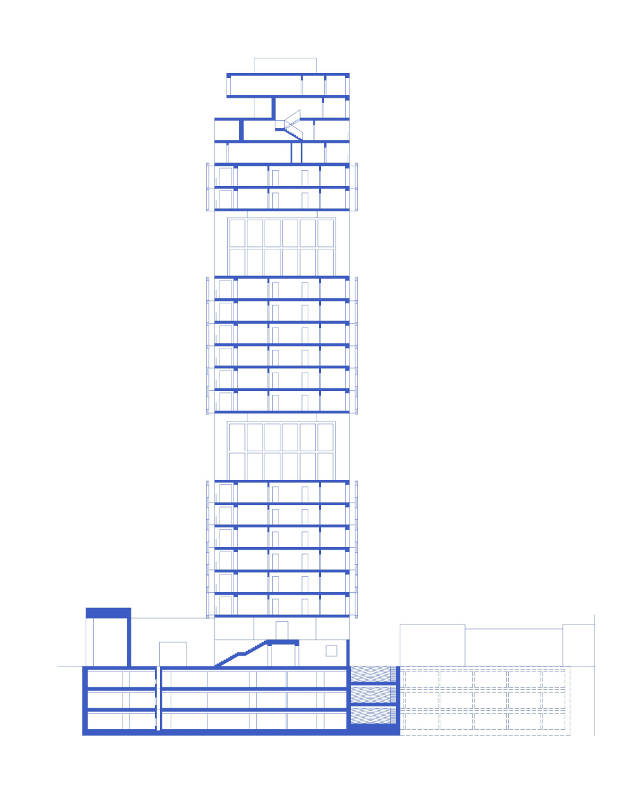 Guadalajara residential tower appartementi progetto messico section