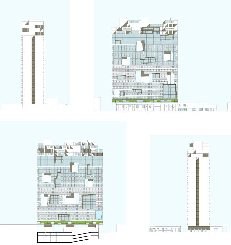 Guadalajara residential tower appartementi progetto messico
