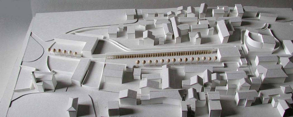 talamona scuola paesaggio modello maquette 